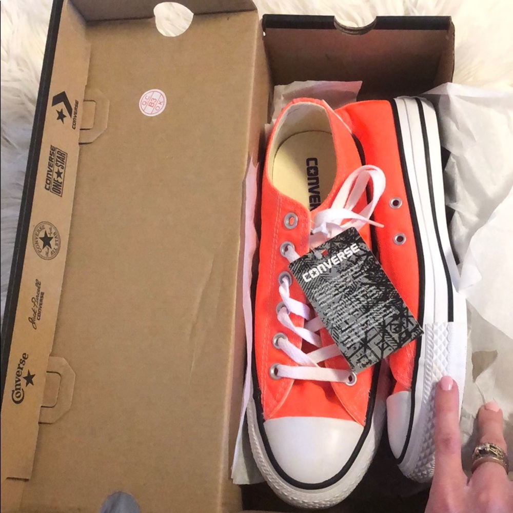 Orange converse